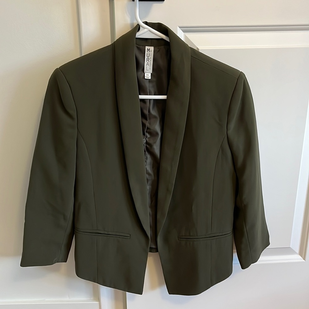 Green blazer